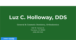 Desktop Screenshot of drluzholloway.com