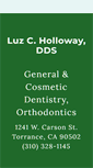 Mobile Screenshot of drluzholloway.com